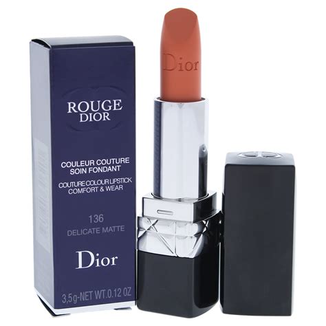 136 delicate mate dior|Dior Rouge Dior Lipstick 136 Delicate Matte 0.12 OZ.